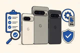 Ilustración de Google añade los Pixel 9, Pixel 9 Pro y Pixel 9 Pro XL a su programa Certified Refurbished en EE. UU.